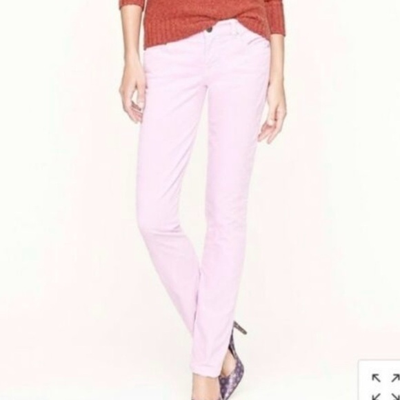 J. Crew Pants - J. Crew Soft Pink Matchstick Straight Cut Corduroy Pants Size 27S Woman’s
